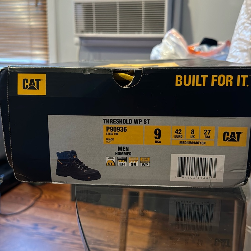 Caterpillar Men’s Threshold Waterproof Steel Toe Work Boot